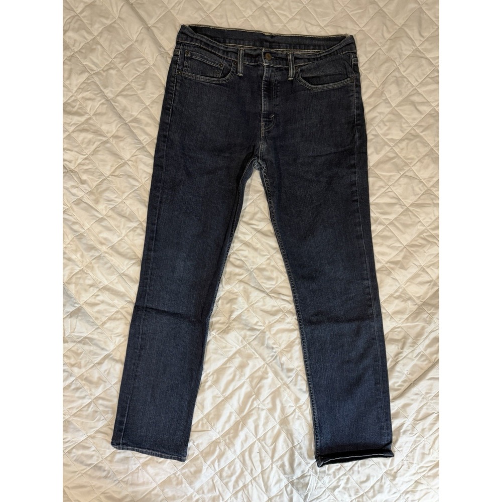 Levis 511 Size 34X32 Actual 34X30 Stretch Mens Blue Jeans Dark Wash